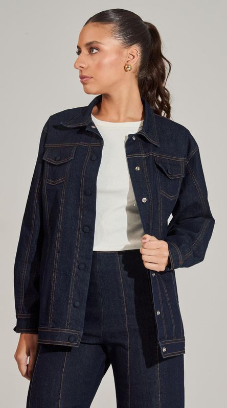 Jaqueta Jeans Oversized - LENITA