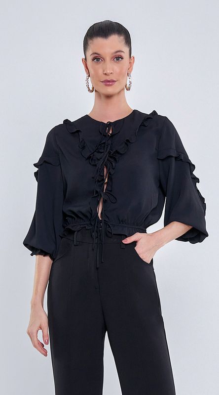 Blusa Manga 3/4 - LENITA