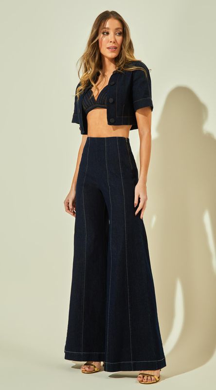 Calça Flare Jeans - LENITA