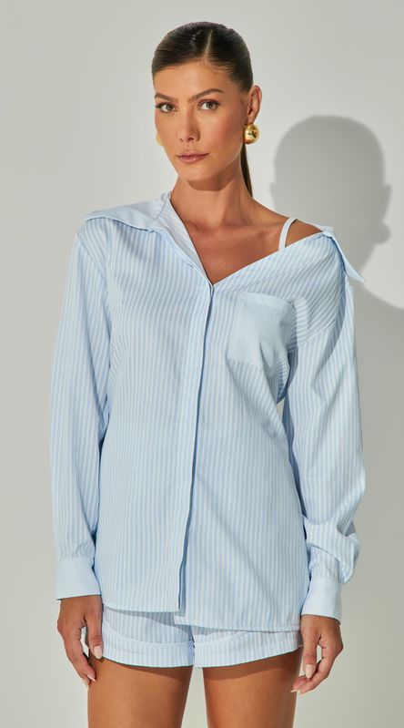 Camisa Oversized Assimétrica - LENITA