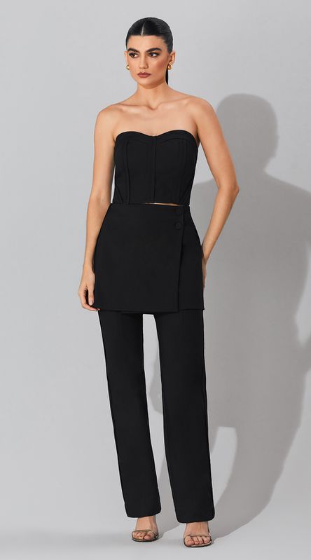 Calça Flare C/ Saia Sobreposta Cindy - LENITA