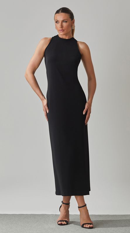 Vestido Midi S/ Manga Paula - LENITA