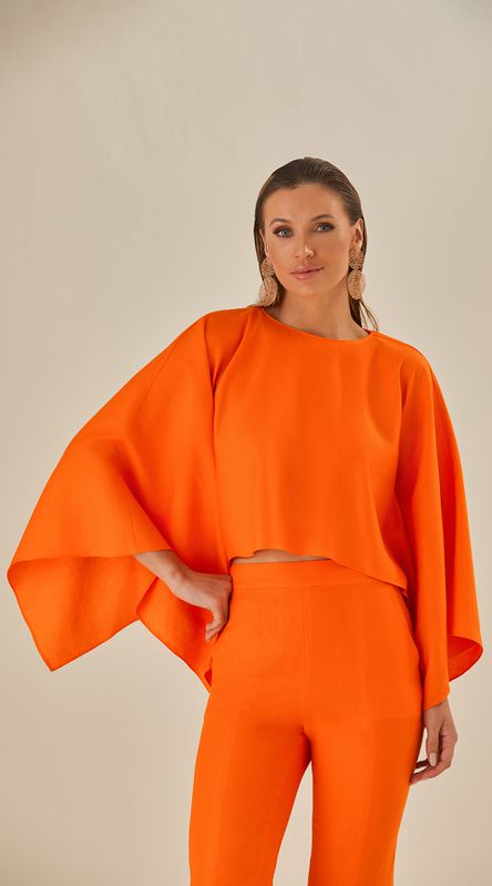 Blusa Isadora Laranja - LENITA