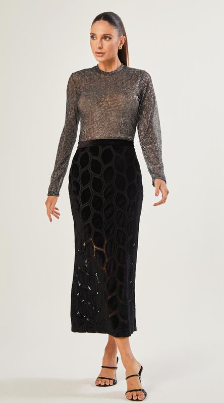 Blusa Tule Leopard - LENITA