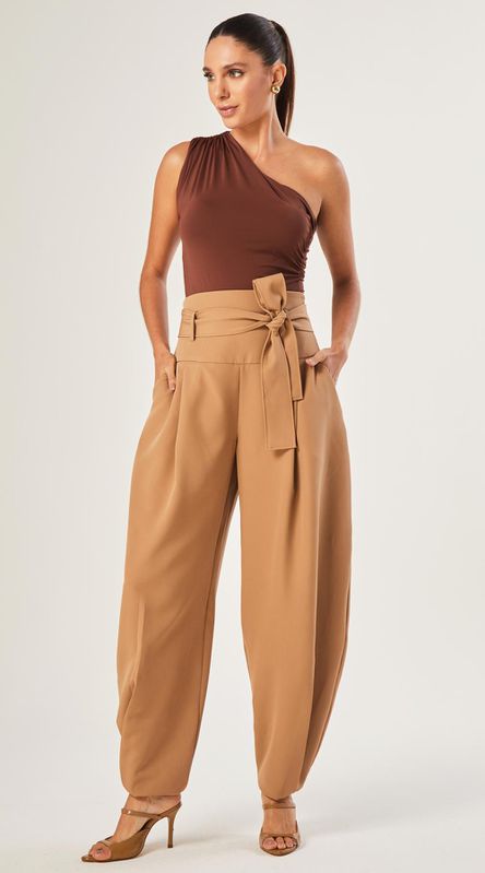 Calça Ballon Bege - LENITA