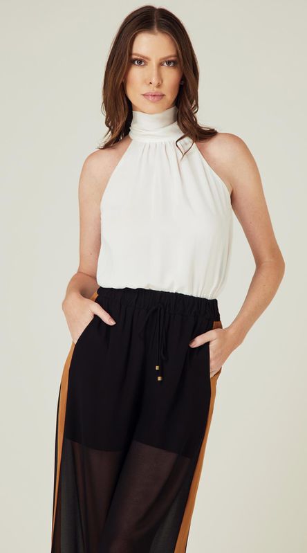 Blusa com Faixa Blanc - LENITA