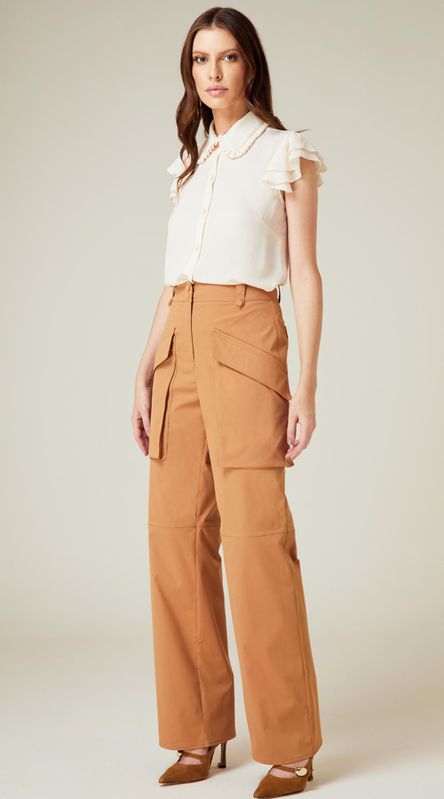 Blusa com Babados Off - LENITA