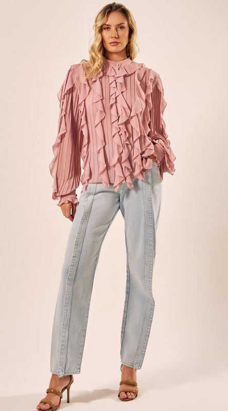 Calça Jeans Cintura Alta - LENITA