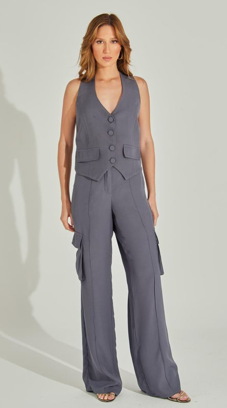 Calça Cargo Cintura Alta - LENITA