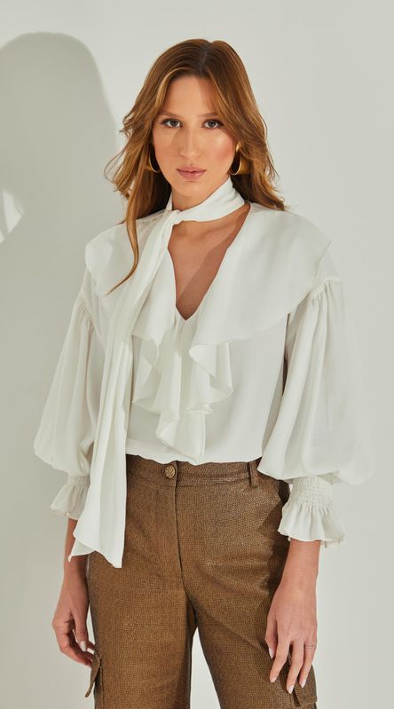 Blusa Manga Longa - LENITA