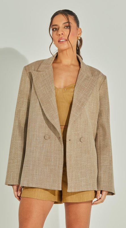 Blazer Linho Metalizado - LENITA