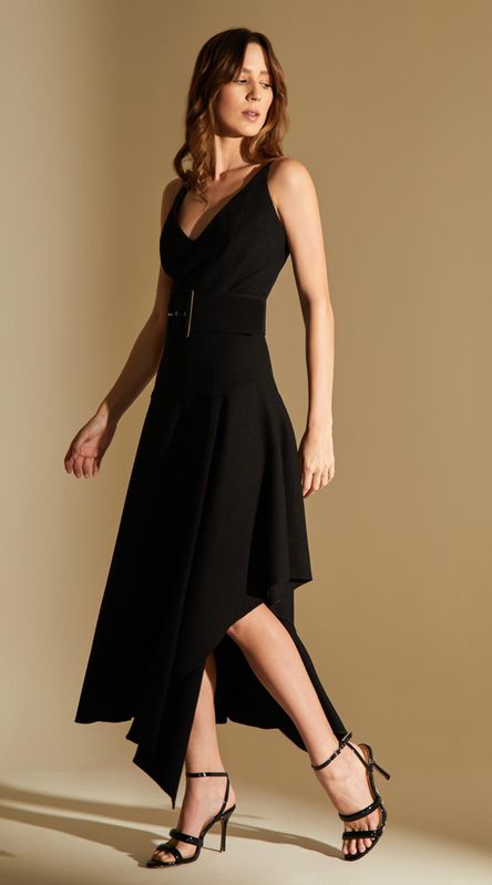 Vestido Midi com Cinto - LENITA