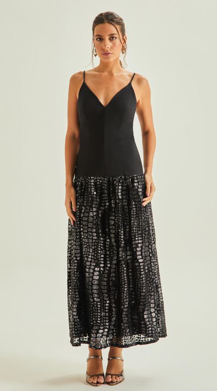 Vestido Midi Tule Ounce - LENITA