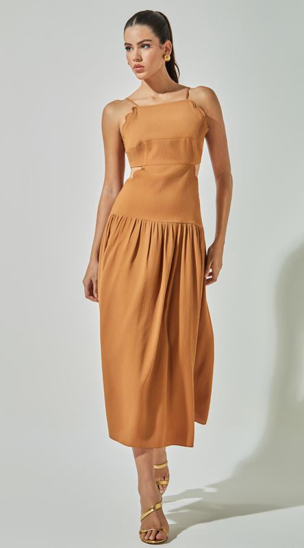 Vestido Midi Vazado - LENITA