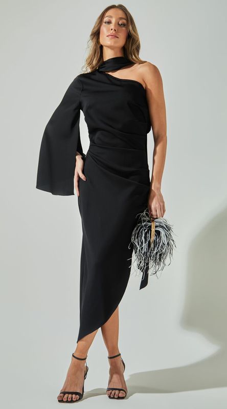 Vestido Midi Decote - LENITA