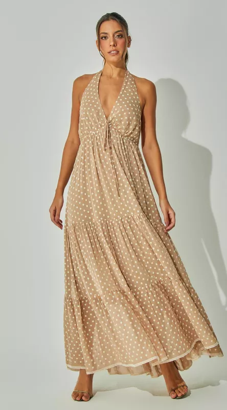 Vestido Bordado Com Recortes - LENITA