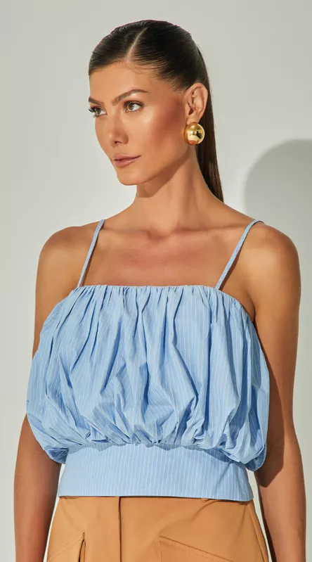 Blusa de Alça Balonê - LENITA