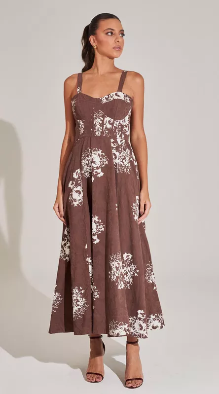 Vestido Midi Estampado - LENITA