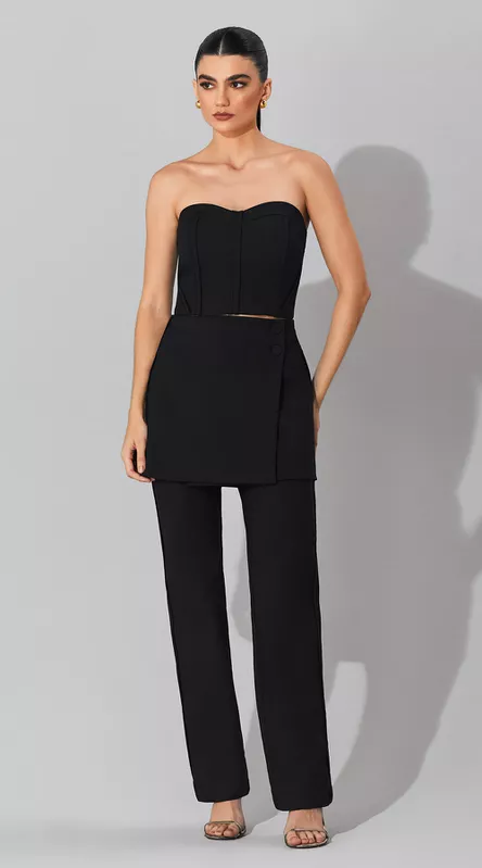 Calça Flare C/ Saia Sobreposta Cindy - LENITA