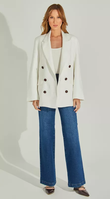 Blazer Oversized Com Maxi Botões - LENITA