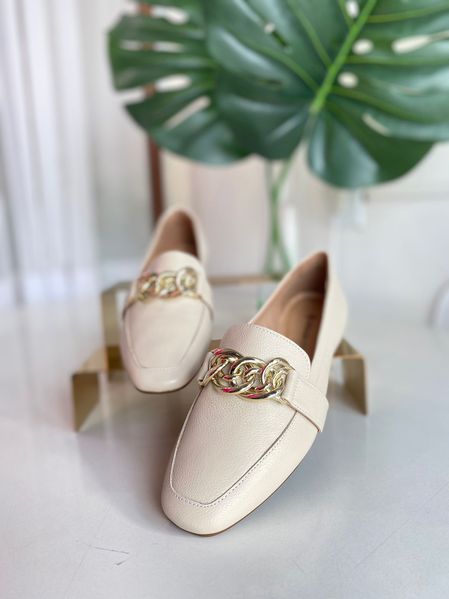 Mocassim Loafer Emma Off White - Sedução Store