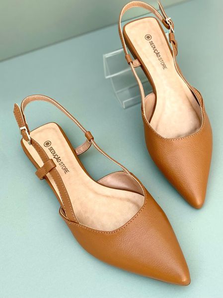 SLINGBACK CARAMELO - Sedução Store