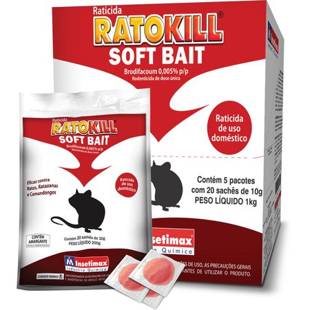 Ratokill Soft Bait 200g Insetimax - AGROCAC