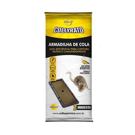 Armadilha adesiva sem veneno para rato - Colly - AGROCAC