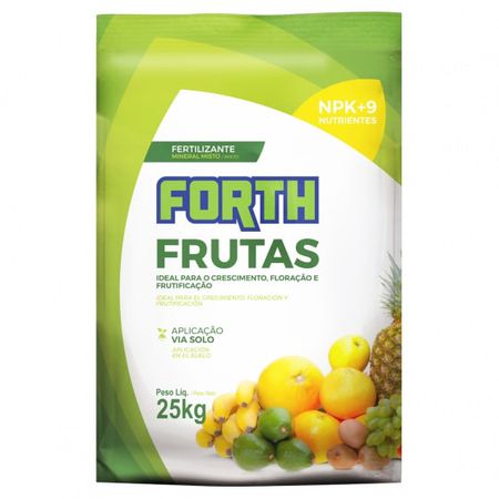 Fertilizante para Frutas Forth 25kg - AGROCAC