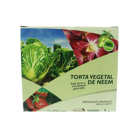 Torta Vegetal de Neem 1kg DalNeem - AGROCAC