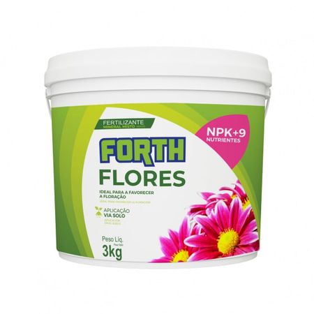 Fertilizante Forth Flores 3kg - AGROCAC