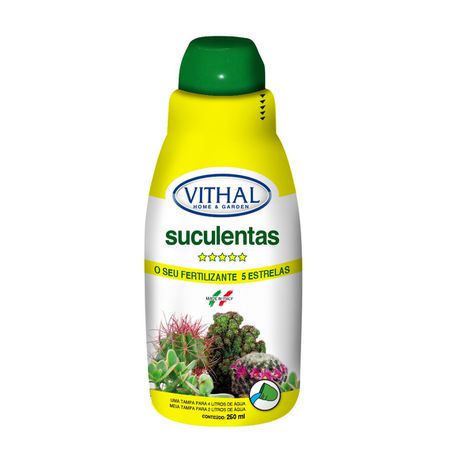 Fertilizante líquido para suculentas 250ml Vithal - AGROCAC