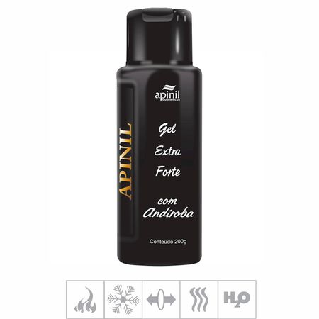 Gel Para Massagem Extra Forte Apinil 200g (13611) - Padrão