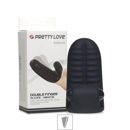 *Capa Para Dedo Com Vibro Pretty Love Abbott SI (1422) - Preto