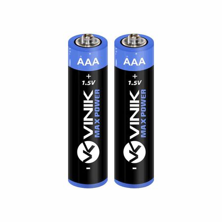 *Pilha Palito AAA Comum 2un Vinik Max Power (16909) - Padrão