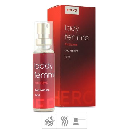 *Perfume Afrodisíaco Pherome Lady Femme 15ml (17066) - Padrão