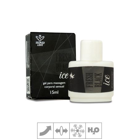 *Excitante Unissex Fresh Black 15ml (17359) - Black Ice