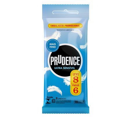 Preservativo Prudence Ultra Sensível Leve 8 pague 6 (17597) - Padrão