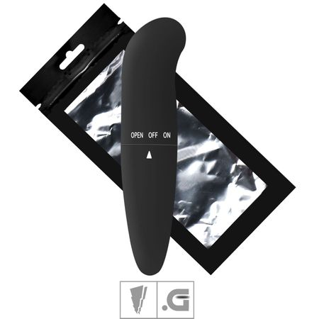 Vibrador Ponto G Linha Color Aveludado SI (5131) - Preto