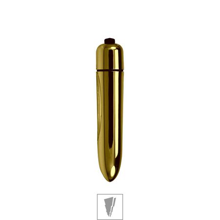 *Cápsula Vibratória Bullet Bateria LR44 SI (5164) - Dourado