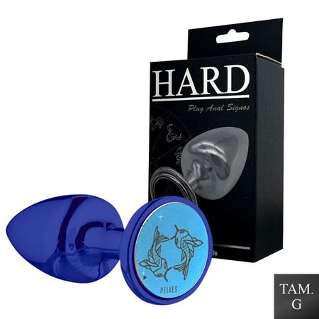 Plug Metálico G Signos Peixes (HA164PX) - Azul