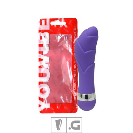 Vibrador G-SPOT Com Relevos VP (PS005D-ST429) - Roxo