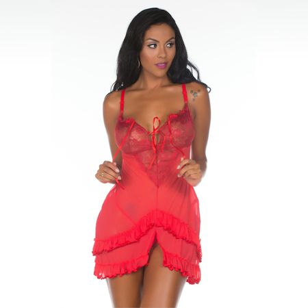 *Camisola Luxúria (PS8089) - Vermelho