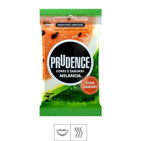 Preservativo Prudence Cores e Sabores 3un (ST128) - Melancia