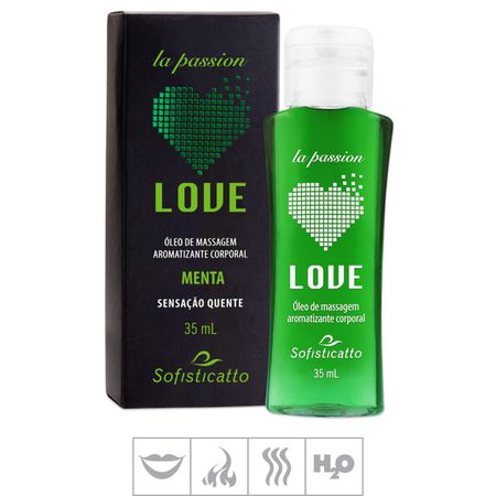 *Gel Comestível Sofisticatto Love Hot 35ml (ST499) - Menta