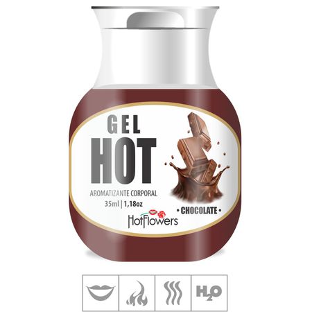 Gel Comestível Hot Flowers Hot 35ml (ST571) - Chocolate