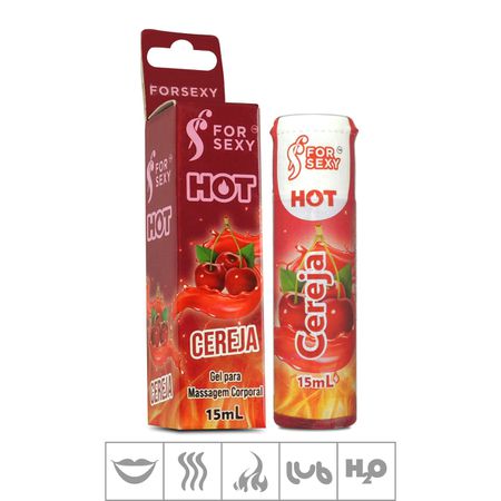 Gel Comestível For Sexy Hot 15ml (ST730) - Cereja