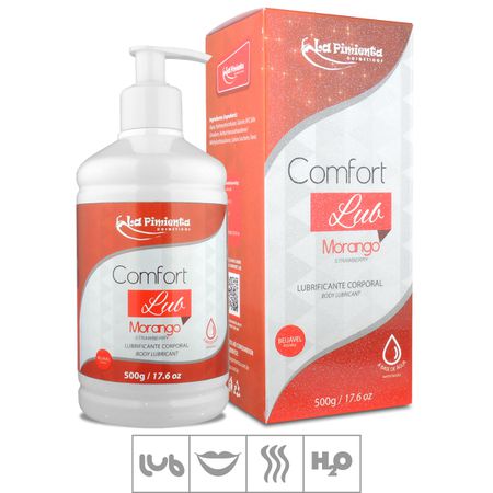 Lubrificante Beijável Comfort Lub 500g (ST815) - Morango