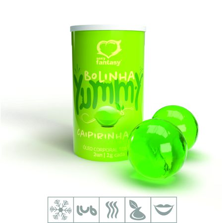 Bolinha Beijável Ice Yummy Com 2un (ST924) - Caipirinha