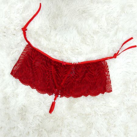 Calcinha Tailandesa Com Saia Plus Size 50 Tons (TO001P) - Vermelho